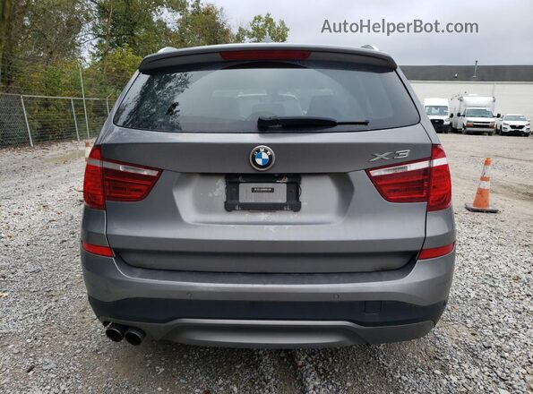 5UXWX9C53G0D66130 2016 BMW X3 Серый Вид сзади