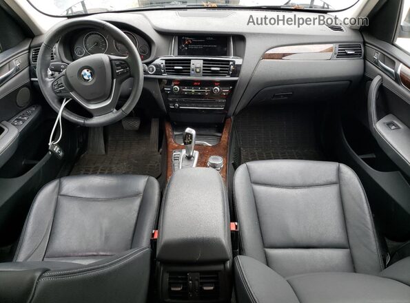 5UXWX9C53G0D66130 2016 BMW X3 Серый Вид панели приборов