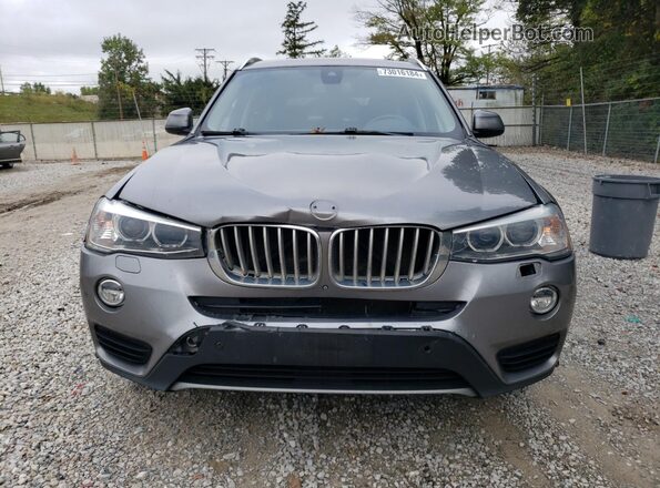 5UXWX9C53G0D66130 2016 BMW X3 Серый Вид спереди