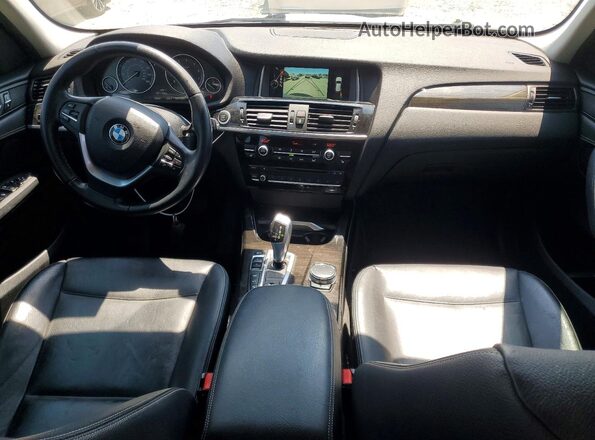 5UXWX9C53G0D79993 2016 BMW X3 White Вид панелі приладів