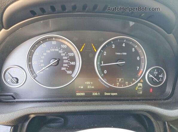 5UXWX9C53G0D79993 2016 BMW X3 White Вид щитка приладів