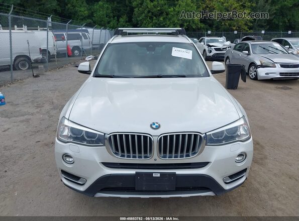 5UXWX9C53G0D84367 2016 BMW X3 White Instrument cluster view