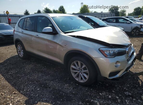 5UXWX9C53G0D90993 2016 BMW X3 Beige Przód prawy