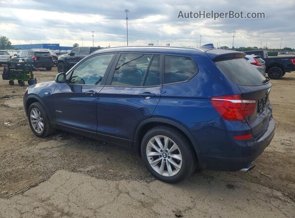 5UXWX9C53H0T07741 2017 BMW X3 Blue Rear left