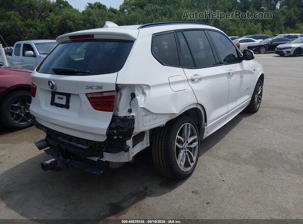 5UXWX9C54G0D79033 2016 BMW X3 White Вид спереду