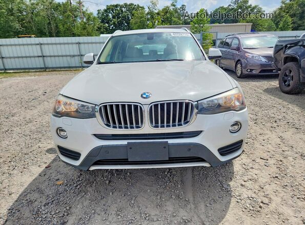 5UXWX9C54G0D86242 2016 BMW X3 Белый Вид спереди