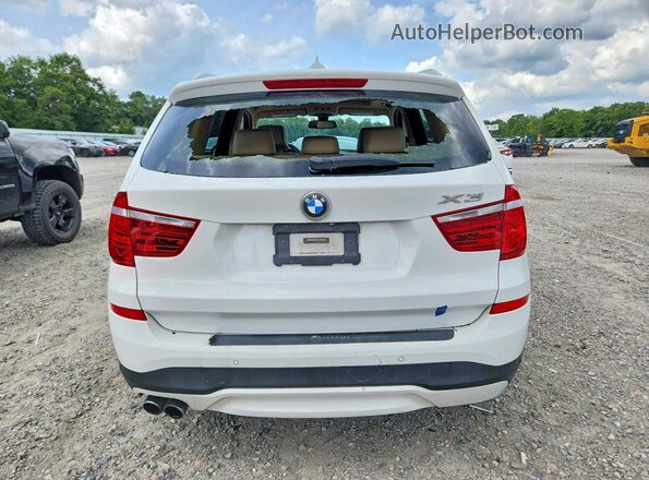 5UXWX9C54G0D86242 2016 BMW X3 Белый Вид сзади