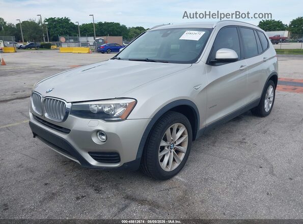 5UXWX9C54H0T05688 2017 BMW X3 Серебряный Передняя левая четверть
