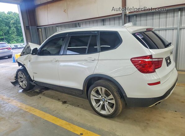 5UXWX9C55G0D64539 2016 BMW X3 Белый Задняя левая четверть