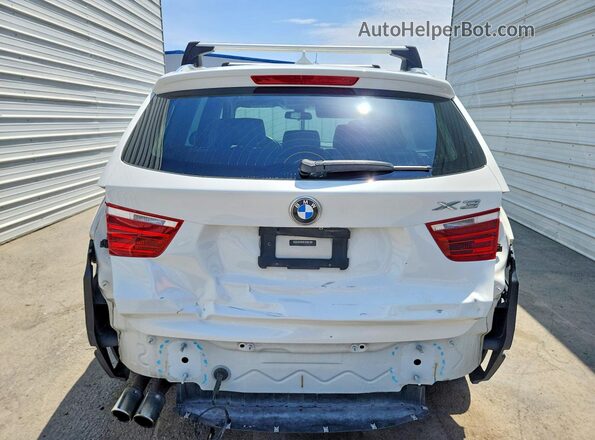 5UXWX9C55G0D69403 2016 BMW X3 White Rear view