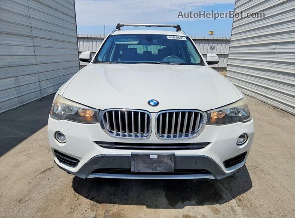 5UXWX9C55G0D69403 2016 BMW X3 White Front view
