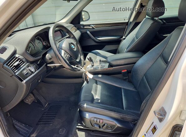 5UXWX9C55G0D69403 2016 BMW X3 White Front interior view