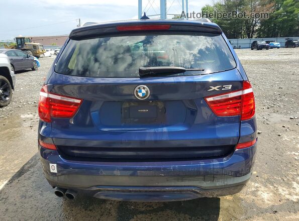 5UXWX9C55G0D82779 2016 BMW X3 Blue უკანა ხედი