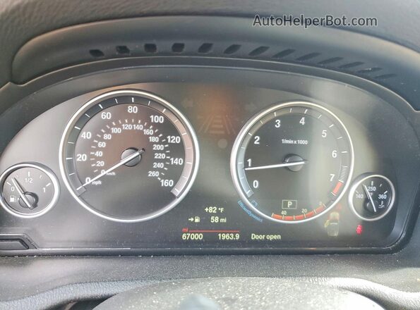 5UXWX9C55G0D82779 2016 BMW X3 Blue ხელსაწყოთა პანელის ხედი