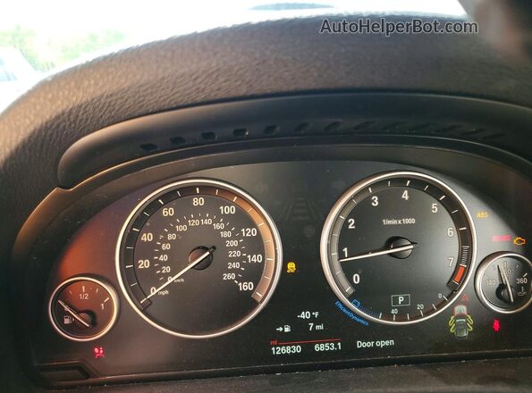 5UXWX9C55G0D92115 2016 BMW X3 Синий Вид щитка приборов