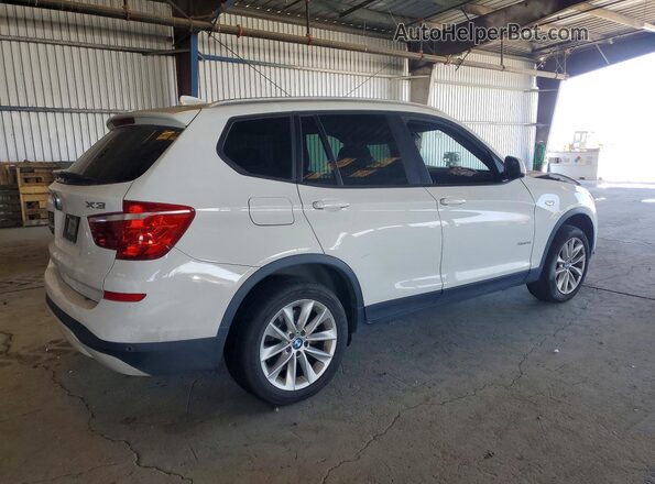 5UXWX9C55H0D99213 2017 BMW X3 White უკანა მარჯვენა