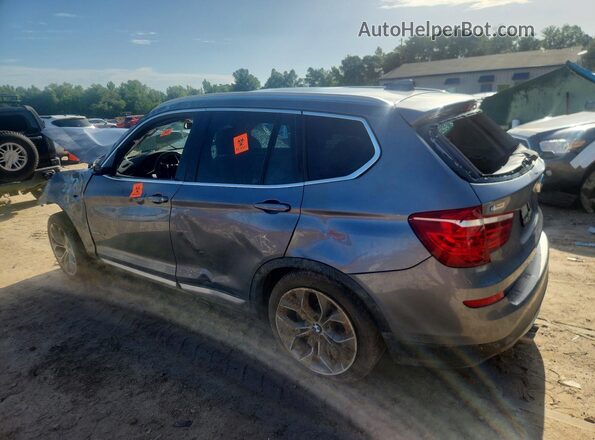 5UXWX9C55H0T12598 2017 BMW X3 Silver უკანა მარცხენა