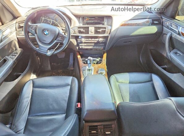 5UXWX9C56G0D63366 2016 BMW X3 Gray Вид панелі приладів