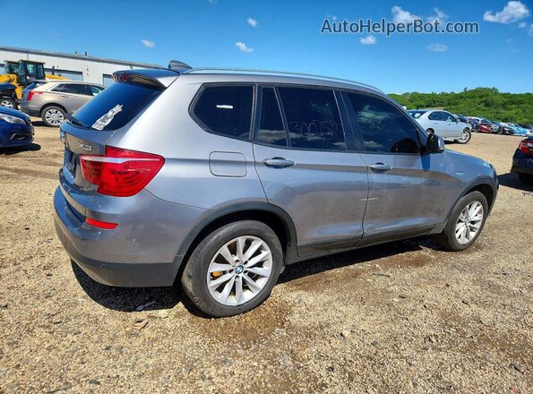 5UXWX9C56G0D63366 2016 BMW X3 Gray Задня права чверть
