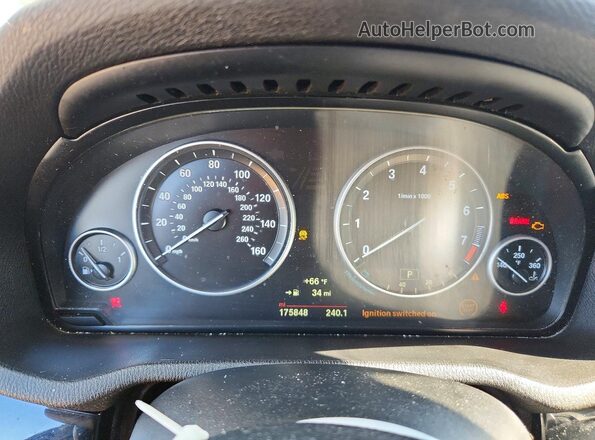 5UXWX9C56G0D63366 2016 BMW X3 Gray Вид щитка приладів