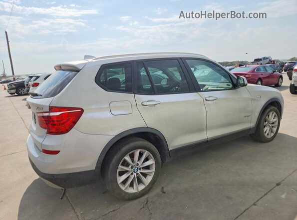 5UXWX9C56G0D73301 2016 BMW X3 Silver უკანა ხედი