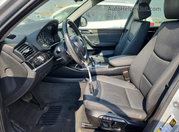 5UXWX9C56G0D73301 2016 BMW X3 Silver VIN კოდის სტიკერის ხედი