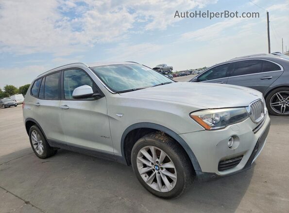 5UXWX9C56G0D73301 2016 BMW X3 Silver წინა პანელის ხედი
