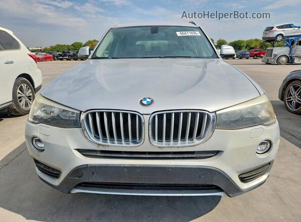 5UXWX9C56G0D73301 2016 BMW X3 Silver უკანა სავარძლების ხედი