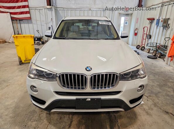 5UXWX9C56G0D81222 2016 BMW X3 White Widok z przodu