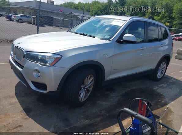 5UXWX9C56G0D83102 2016 BMW X3 Серебряный Передняя левая четверть