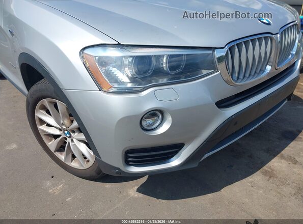 5UXWX9C56G0D83102 2016 BMW X3 Серебряный Вид спереди