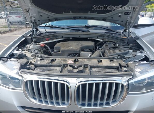 5UXWX9C56G0D83102 2016 BMW X3 Серебряный Вид сзади