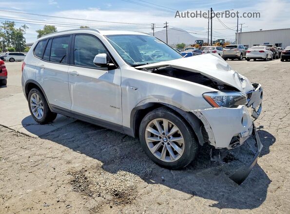 5UXWX9C56G0D94441 2016 BMW X3 Белый Передняя правая четверть