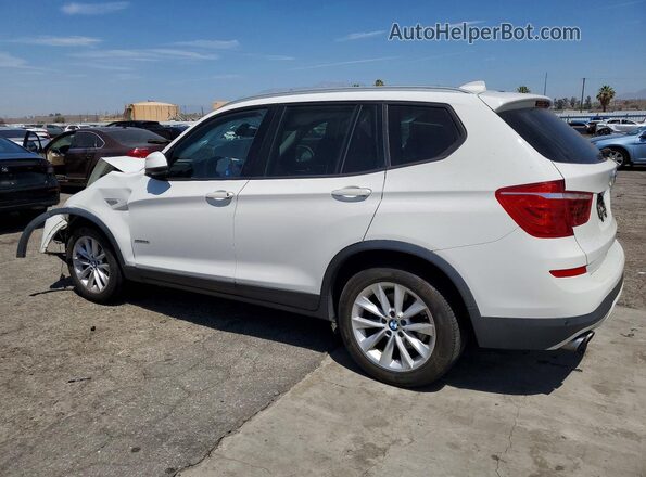 5UXWX9C56G0D94441 2016 BMW X3 Белый Задняя левая четверть