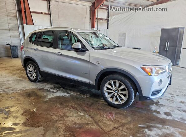 5UXWX9C56H0T08804 2017 BMW X3 Silver Front right