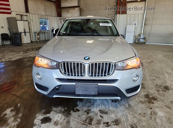 5UXWX9C56H0T08804 2017 BMW X3 Silver Front view