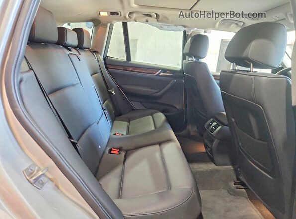 5UXWX9C56H0T08804 2017 BMW X3 Silver Rear interior view