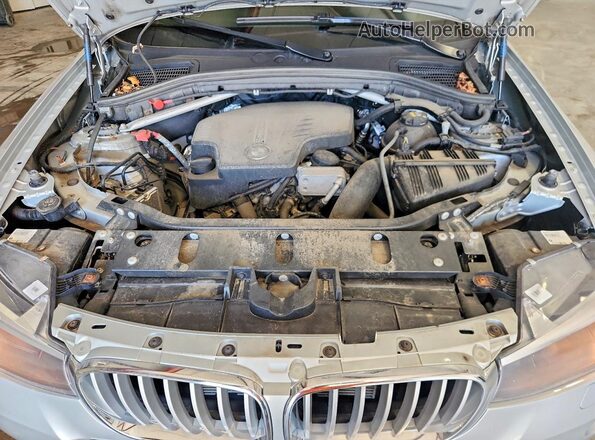 5UXWX9C56H0T08804 2017 BMW X3 Silver Engine compartment view