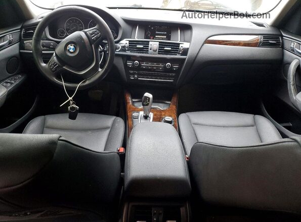 5UXWX9C57G0D69970 2016 BMW X3 White Առջևի վահանակի տեսք