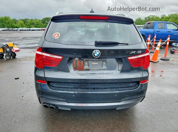 5UXWX9C57G0D79463 2016 BMW X3 Черный Вид сзади