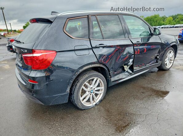 5UXWX9C57G0D79463 2016 BMW X3 Черный Задняя правая четверть