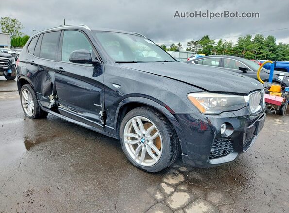 5UXWX9C57G0D79463 2016 BMW X3 Черный Передняя правая четверть
