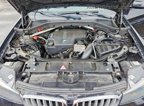 5UXWX9C57G0D79463 2016 BMW X3 Черный Вид задней части салона