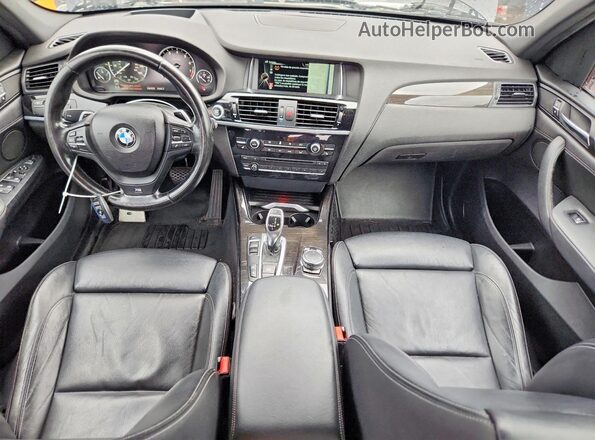 5UXWX9C57G0D79463 2016 BMW X3 Черный Вид панели приборов