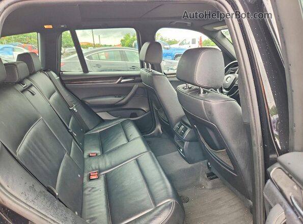 5UXWX9C57G0D79463 2016 BMW X3 Черный Вид задних сидений