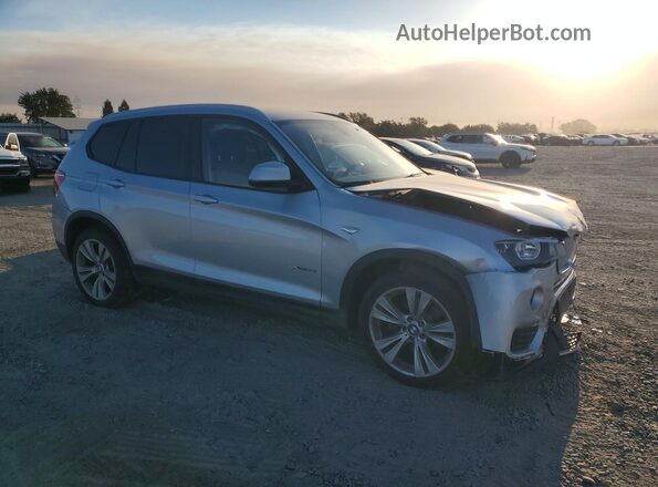 5UXWX9C57G0D79544 2016 BMW X3 Silver Front right