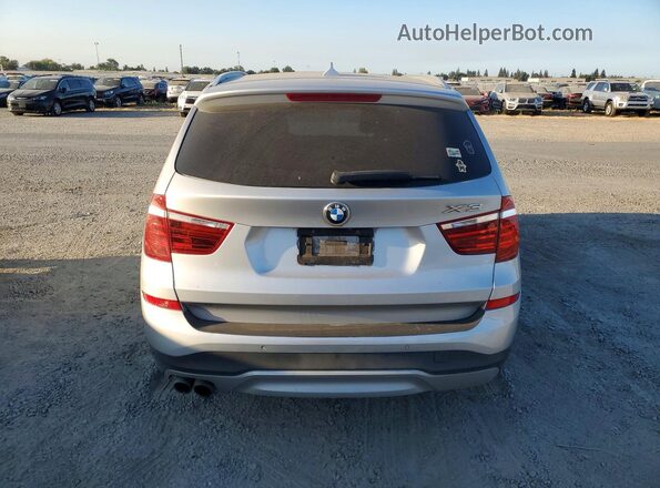 5UXWX9C57G0D79544 2016 BMW X3 Silver Rear view