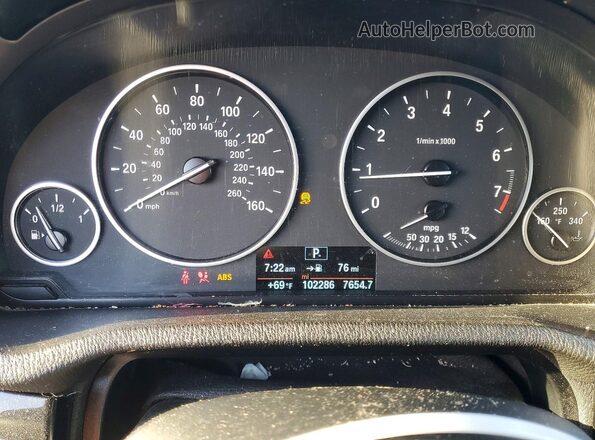 5UXWX9C57G0D79544 2016 BMW X3 Silver Instrument cluster view
