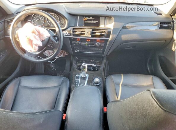 5UXWX9C57G0D79544 2016 BMW X3 Silver Dashboard view
