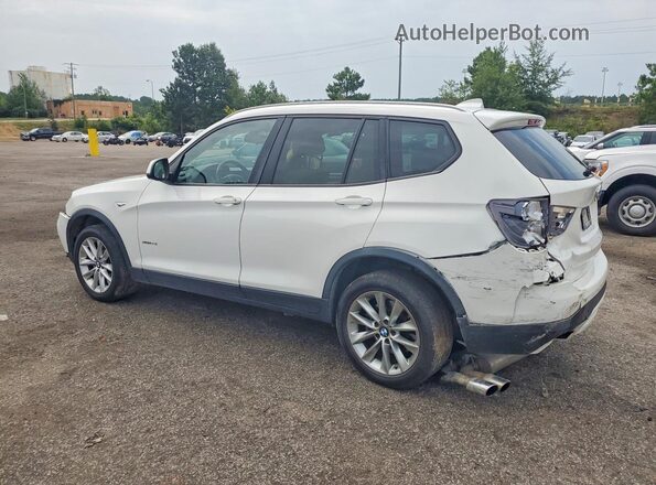 5UXWX9C57H0T01523 2017 BMW X3 Белый Задняя левая четверть